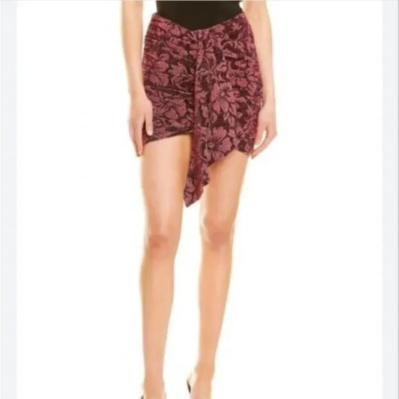 NWT For Love and Lemons Shailee Metallic Mini Skirt - Picture 7 of 13